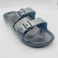 Naked Toes Women's Slide Two Buckle Sandal Adjustable Sandals