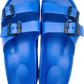Naked Toes Men's Slide Two Buckle Sandal Adjustable Sandals