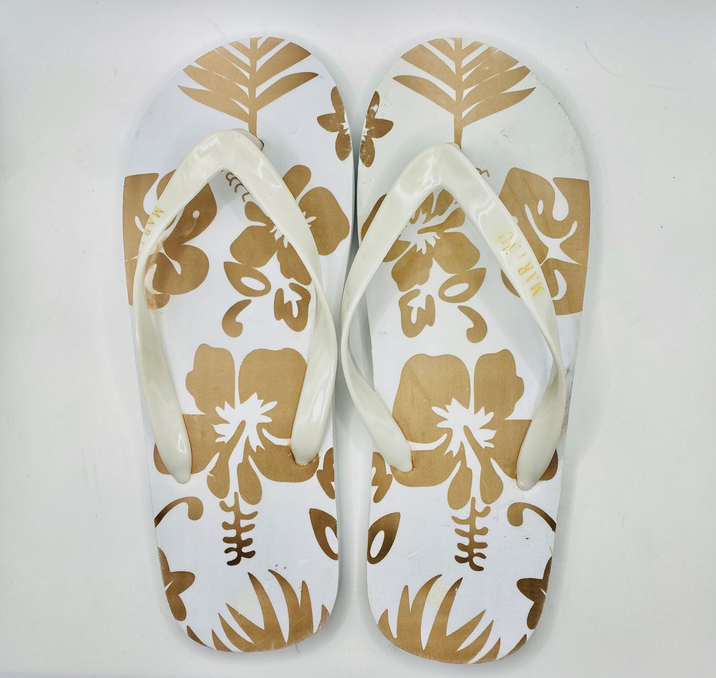 Easy Men's Hawaiian Print Flip Flop Sandals